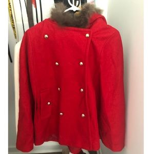 Women's Hooded Cape Cloak Coat